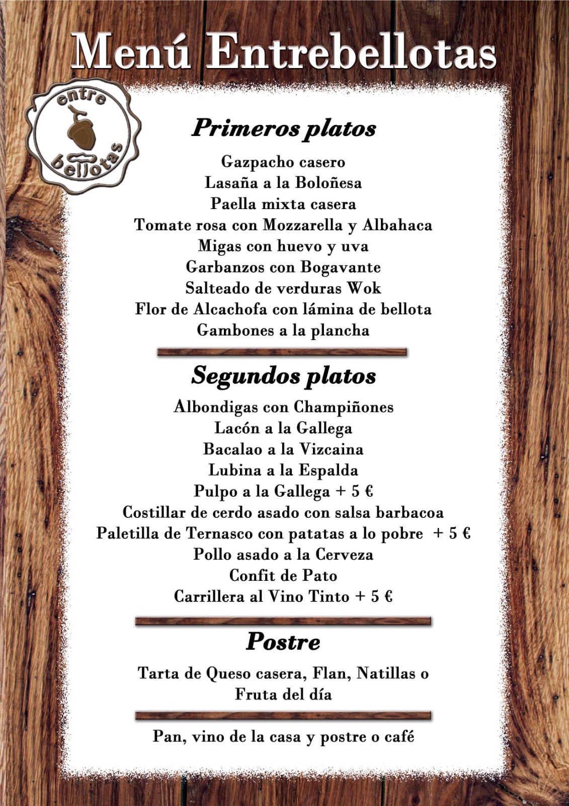 menu entrebellotas